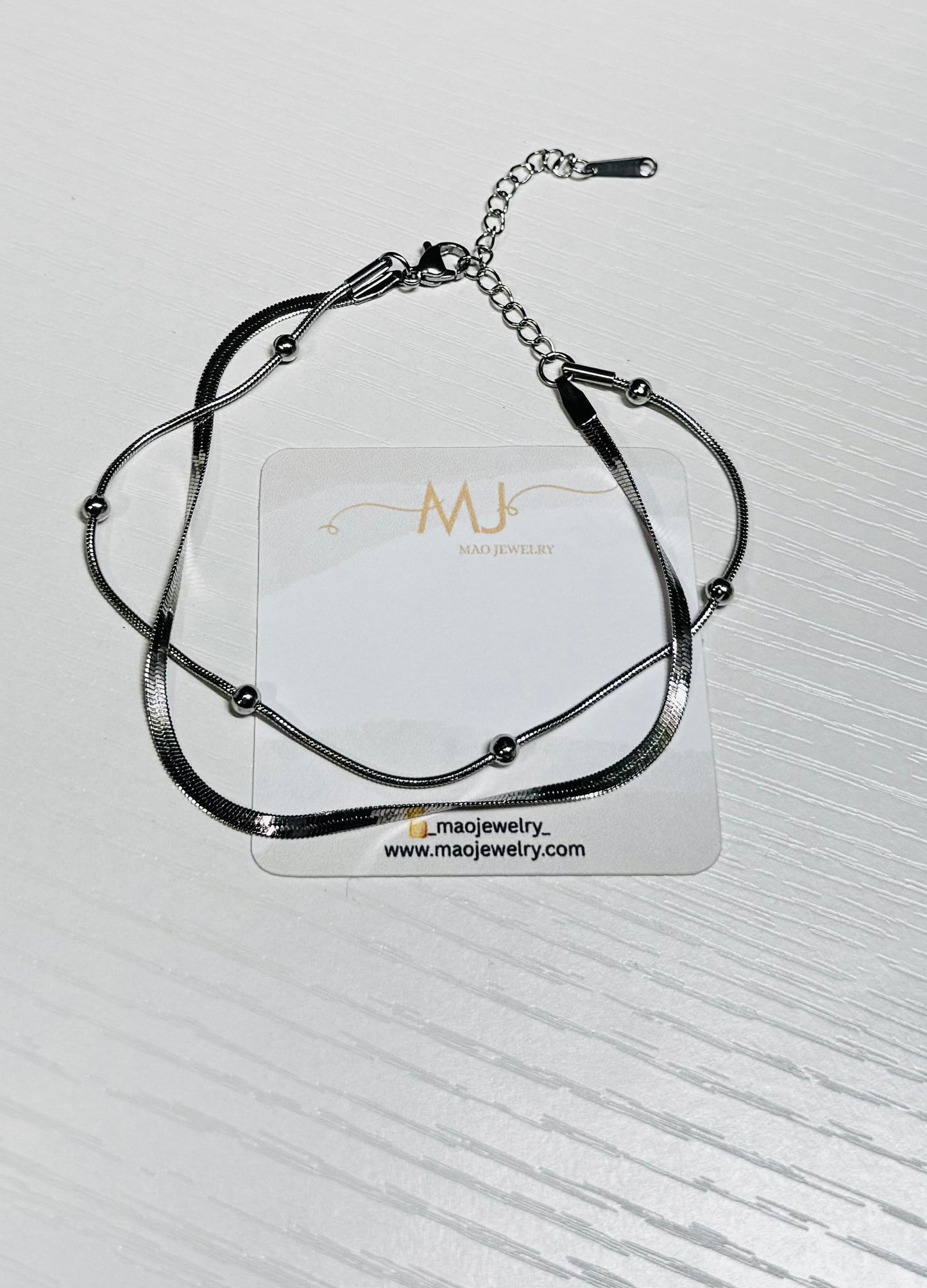Silver Anklets