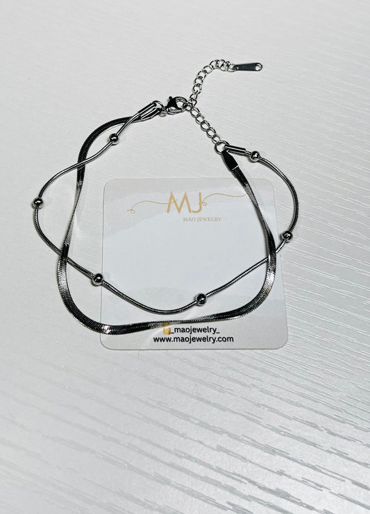 Silver Anklets