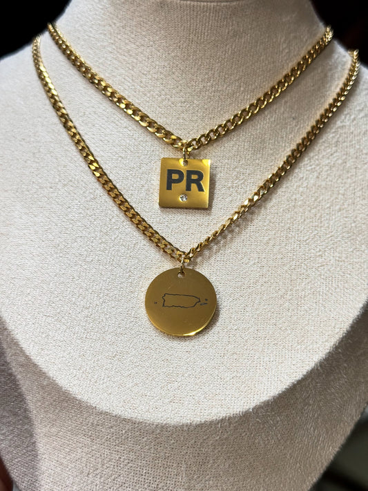Pr y Mapa Necklace
