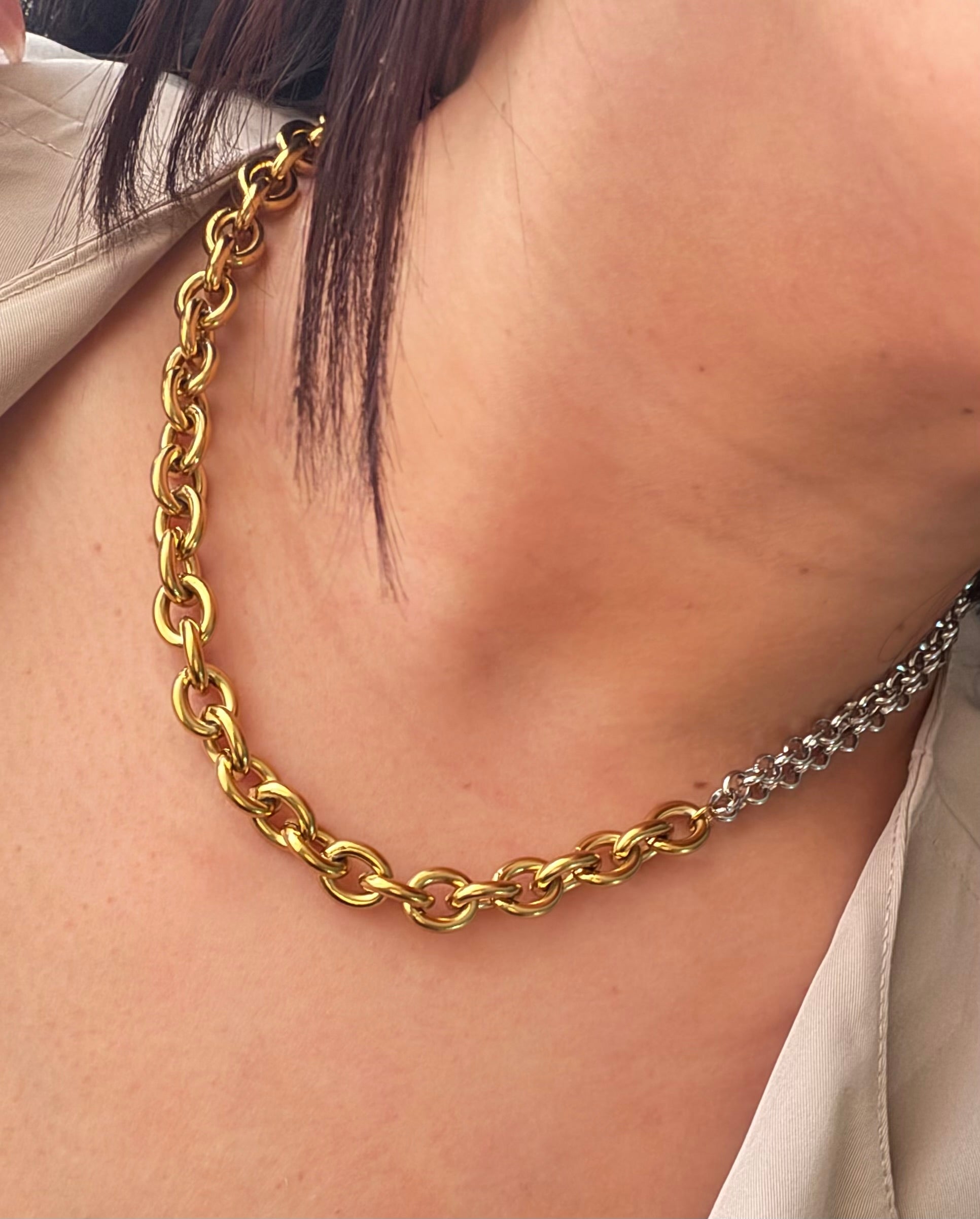 Doble Tono Necklace