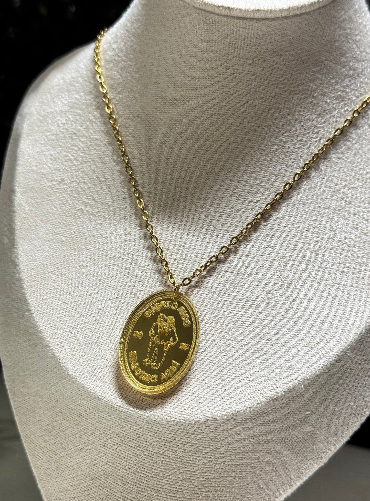 Acrílico Necklace